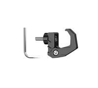 Gancio for motocicletta Eagle Claw Hanger Vite resistente da 6 mm in alluminio for moto, casco, borse, gadget, guanti, scooter, portabottiglie(Black)