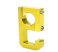Gancio for motocicletta, portapacchi for bici elettrica, gancio for manubrio in alluminio, compatibile con scooter elettrico(Gold)