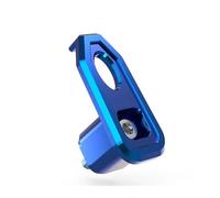 Gancio for motocicletta Vite resistente Gancio in alluminio Manubrio for motocicletta Gancio for borsa for casco Portabottiglie for scooter(Blue)