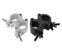 Gancio for traliccio for luci da palco in lega di alluminio for DJ, for tubi con diametro da 1,25-1,38 pollici, parti di ricambio for clip for luci a effetto LED(Argent)