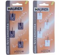 Gancio Ganci Per Bris Bris autoadesivi in Abs colore Marrone Maurer Cf.4Pz