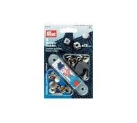 Gancio ganci per pantaloni pantalone 100 pezzi 13mm PRYM Argento metallici