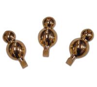 Gancio Ganci per Quadri mod. Omino tipo Piccolo 13x30 mm colore Oro bl.5Pz