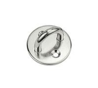 Gancio， Gancio for controsoffitto, ganci for soffitto, 2 pezzi M8 Supporto for amaca Gancio a U in acciaio inossidabile Dispositivo di tensione del cavo metallico Parti di installazione for esterni