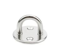 Gancio， Gancio for soffitto ribassato, ganci for soffitto, 1 gancio a parete con gancio a gancio fisso, piastra ad occhiello, fibbia for porta del ponte, gancio a forma di U for montaggio a soffitto(5