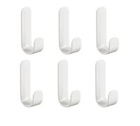 Gancio Gancio organizer da parete multiuso, gancio for appendere chiavi dietro la porta, portasciugamani for bagno, accappatoi, mensola for ferramenta cucina(WHITE)