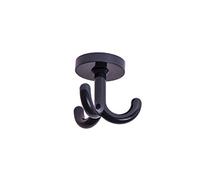 Gancio girevole GedoTec tre volte ganci cappello appendiabiti attaccapanni poliammide plastica girevole - Made in Germany - RAL7016 - grigio antracite