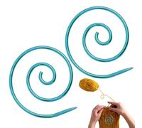Gancio Hooks - Stitching Markers | Knitting Markers | 2pcs Gancio & Stitching Spiral Rings Sewing Accessories | Spiral Stitching Markers Rings - Helical-Shaped Crochet Markers Ring For