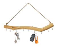 Gancio in Legno Drift - Ramo Appeso Īn Tronchi Rustici | Gancio in Legno da Parete | Organizzatori per Gioielli con Ganci | Appendiabiti Īn Rami Legnosi Vintage Rustico per Ingresso, Sciarpa, Cappello