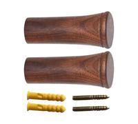 Gancio In Legno - Supporto Da Parete Per Appendiabiti In Legno Versatile 3x8 Cm - Ganci Appendiabti In In 2 Pezzi | Appendiabiti Da Parete Per Cappelli, Organizer Per Borsa, Sciarpa, Vestiti, A