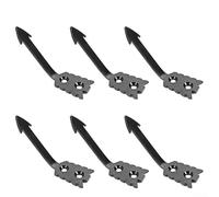 Gancio in metallo a forma di freccia per una maggiore sicurezza. Per esporre teschi di cervo e piccoli ornamenti a forma di teschio, adatto per più impostazioni con kit di montaggio completo (6 pezzi)