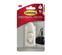 Gancio in metallo nichel spazzolato medio modello CommandTM FC12-BN - NUOVO