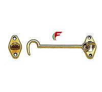 GANCIO IN OTTONE FERMAFINESTRA DA MM 80