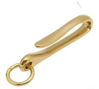 Gancio in ottone funzionale a forma di U per pezzi in pelle fatti in casa con finitura uniforme e prestazioni affidabili nel tempo (F)