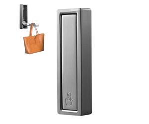 Gancio invisibile pieghevole - Gancio da parete per bagno 7x2x1 2 cm | Supporto per porta Lobby Ingresso cucina Bagno | Gncho pieghevole resistente per asciugamani di vestiti | Accessorio