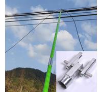 Gancio isolato con manico antiscivolo, strumento di sicurezza ad alta tensione per lavori elettrici, design staccabile, include zaino portaoggetti