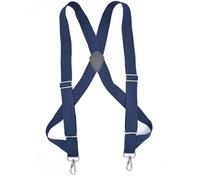 Gancio Laterale Resistente for Uomo, Larghezza 3,5 cm, Forma a X, Elastico Regolabile, Bretelle for Pantaloni, Jeans, Cinture(Blue)