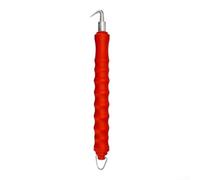 Gancio Legatura Filo per acciaio 30cm Semi-Automatico Gancio | Design semi-automatico, lunghezza 300mm, colore rosso, acciaio robusto, ideale legatura rapida