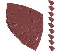 Gancio Loop Delta Levigatura Dischi Abrasivi Pastiglie 93mm Triangolo 80 Gran...