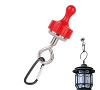 Gancio magnetico ad alta resistenza - Gancio forte con moschettone | Gancio per attrezzatura da campeggio | per nave, viaggi, cucina, bagno, barbecue all'aperto, porta, frigorifero, coperta, armadio