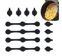 Gancio Magnetico in Silicone per Fryer ad Aria | Supporto per Carta Forno da Fryer ad Aria,Accessori Da Cucina Resistente Al Calore 4 Pezzi Per Picnic Familiari Eventi Di Cucina Comunitaria E