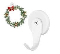 Gancio magnetico per corona - Supporto magnetico per porta d'ingresso 6,2 x 4,2 cm - Ganci robusti per da crociera, gancio adesivo per frigorifero per interni ed esterni