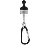 Gancio Magnetico per forte Acciaio per Camping Gancio Magnetico(Black) | Base CNC in acciaio, rivestimento triplo nichel, resistenza , non arrugginisce, durata eterna