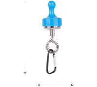Gancio Magnetico per forte Acciaio per Camping Gancio Magnetico(blue) | Base CNC in acciaio, rivestimento triplo nichel, resistenza , non arrugginisce, durata eterna