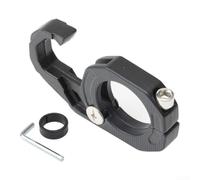 Gancio Manubrio per moto per Stili Diversi Argento Gancio Manubrio | Lega alluminio robusta, colore , resistenza usura superiore, montaggio diretto rapido(Black)