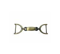 Gancio Metallo Lucido Modello Alamaro Cappotti Montgomery Misura 10x3 Cm