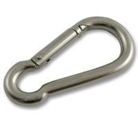 GANCIO MOSCHETTONE 4MM INOX (PK2) CH04SSP2 (SENZA MARCHIO) Qtà X 1