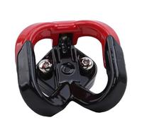 Gancio multifunzione for motocicletta a 4 colori, gancio for borsa da viaggio, artiglio for casco, doppio portabottiglie, compatibile con accessori(Red)
