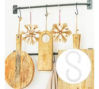 Gancio multiuso in plastica da appendere a forma di S da 200 pezzi