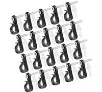 Gancio multiuso nero per esterni per appendere facilmente la luce natalizia e la decorazione della casa per uso quotidiano della casa Clip luminosa natalizia