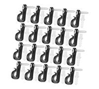 Gancio nero alla moda per grondaia, materiali robusti multiuso per appendere luci e organizzare lo spazio per organizzare gli organizzatori di fili per studenti