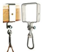 Gancio Oscillante | Accessori in Lega per Amaca a Sedia - Morsetto di Sospensione Silenzioso per Giardino Pergolato Soffitto e Esterni