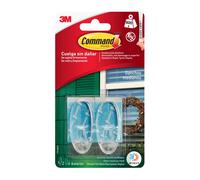 Gancio ovale 3M Command™ da esterno medio trasparente Trasparente