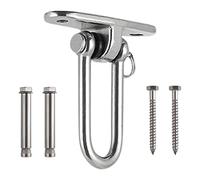 Gancio per altalena, in acciaio inossidabile, gancio resistente con bullone, staffe Swingset, capacità 453,6 kg, per set di legno, portico interno ed esterno