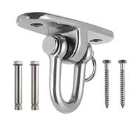 Gancio per altalena, in acciaio inossidabile, gancio resistente con bullone, staffe Swingset, capacità 453,6 kg, per set di legno, portico interno ed esterno