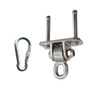 Gancio per altalena in acciaio inox Heavy Duty Hanger per amaca trapezio e sacco da boxe Set gancio oscillante in acciaio inox