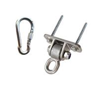 Gancio per altalena in acciaio inox Heavy Duty Hanger per amaca trapezio & sacco da boxe set hardware altalena resistente