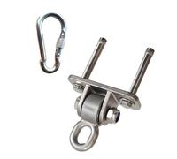 Gancio per altalena in acciaio inox Heavy Duty Hanger per amaca trapezio & sacco da boxe set hardware altalena resistente