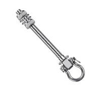 Gancio per amaca, ganci per amaca, resistenti, capacità di carico 680,4 kg, supporto girevole antiscivolo per sedia a dondolo da cortile, soffitto, campeggio, viaggi zaino in spalla, uso esterno