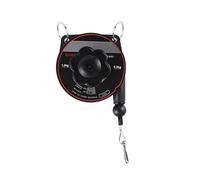 Gancio per appendere regolabile per luoghi di lavoro da 50 cm a 200 cm, meccanismo ad alta resistenza, materiale antiscivolo, bobina