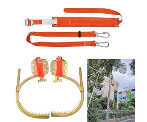 Gancio per arrampicata verticale per la raccolta della frutta/cura degli alberi, ferri da arrampicata professionali con moschettone di bloccaggio, dispositivo per arrampicata (modello 250)