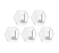 Gancio per asciugamani per bagno - Gancio per asciugamani Tiger Puck | Diametro in acciaio inossidabile di alta qualità cromato | Design classico con forme rotonde | Montaggio facile senza forature |