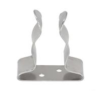 Gancio per barca, morsetto a molla, staffa di supporto con clip in acciaio inossidabile per una presa sicura di ganci per barche in varie applicazioni marine e nautiche (L)