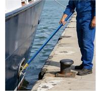 Gancio per Barca Pali di Ormeggio per Imbarcazioni da 12, 16 E 20 Piedi, Asta Telescopica per Spingere E Tirare Le Imbarcazioni con Gancio Terminale, Barra con Ganci(1 Pack,600CM (19.6ft))