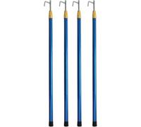 Gancio per Barca Pali di Ormeggio per Imbarcazioni da 12, 16 E 20 Piedi, Asta Telescopica per Spingere E Tirare Le Imbarcazioni con Gancio Terminale, Barra con Ganci(4 Pack,400CM(13ft))