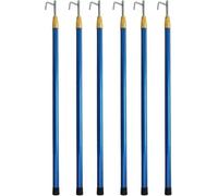 Gancio per Barca Pali di Ormeggio per Imbarcazioni da 12, 16 E 20 Piedi, Asta Telescopica per Spingere E Tirare Le Imbarcazioni con Gancio Terminale, Barra con Ganci(6 Pack,400CM(13ft))